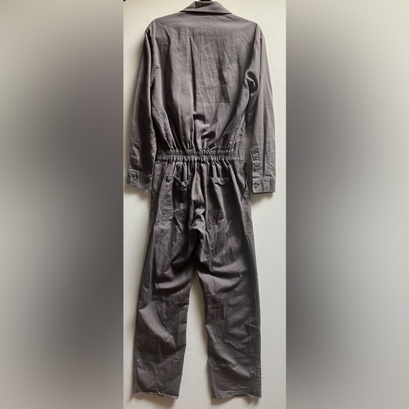 Garufa Jeans Gray Long-Sleeve Jumpsuit Coveralls Workshop Sz S - Picture 8 of 14